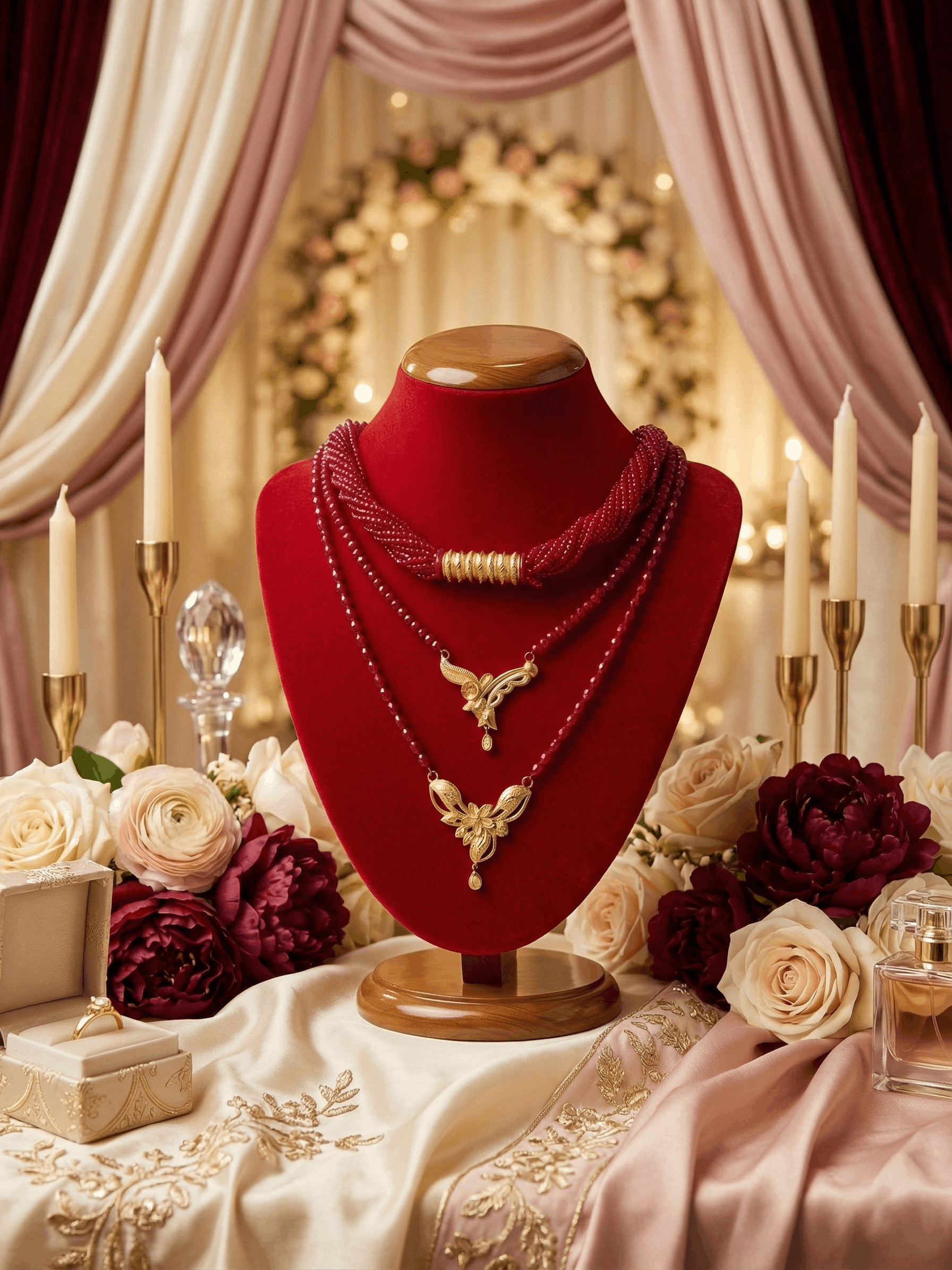 Gold Wedding Necklace