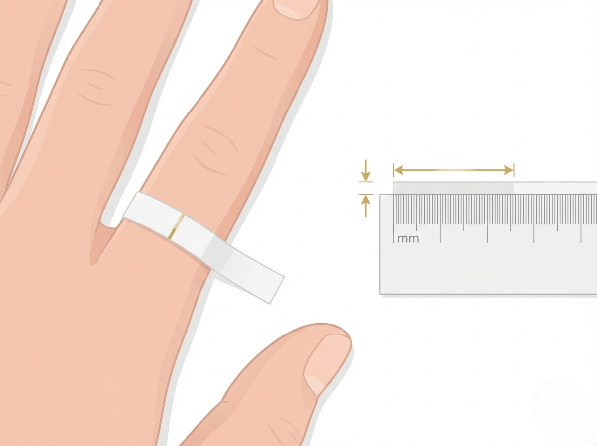 Measure finger circumference